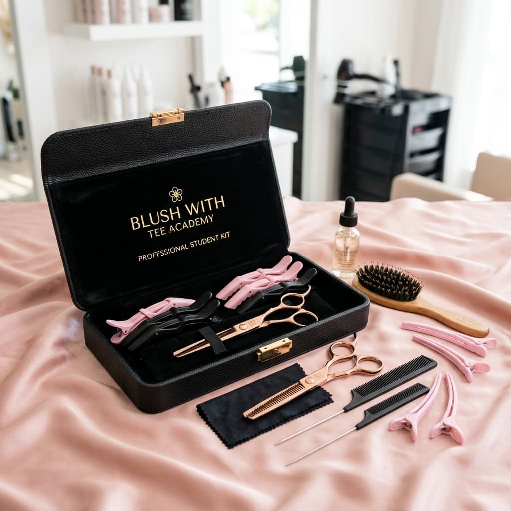 Blush With Tee professional student beauty kit and tools